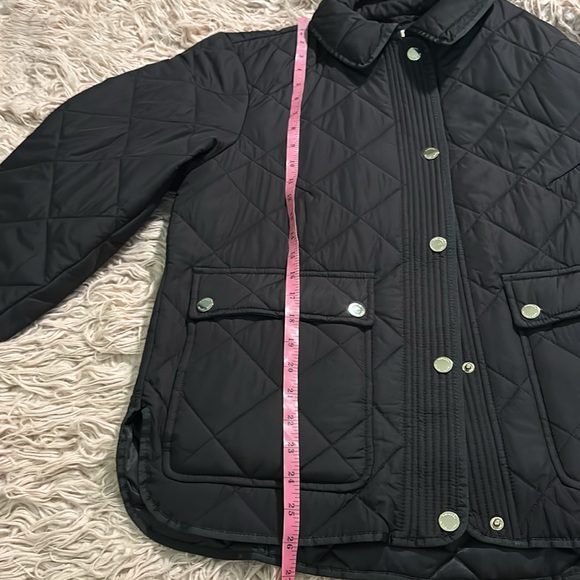 NWT Michael Kors Diamond Quilted Front Snap Barn Jacket - Picture 14 of 14